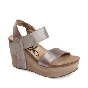 OTBT “Bushnell” Wedge Sandal in Pewter